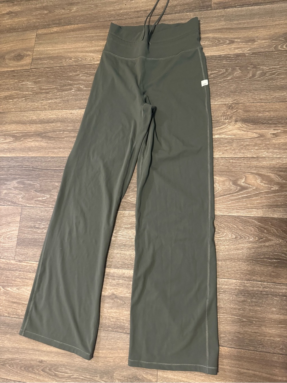 VUORI Olive Green Wide-Leg Active Pants Sz S